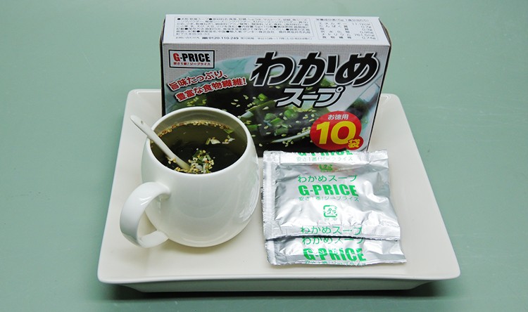 Seetang-Schnellsuppe